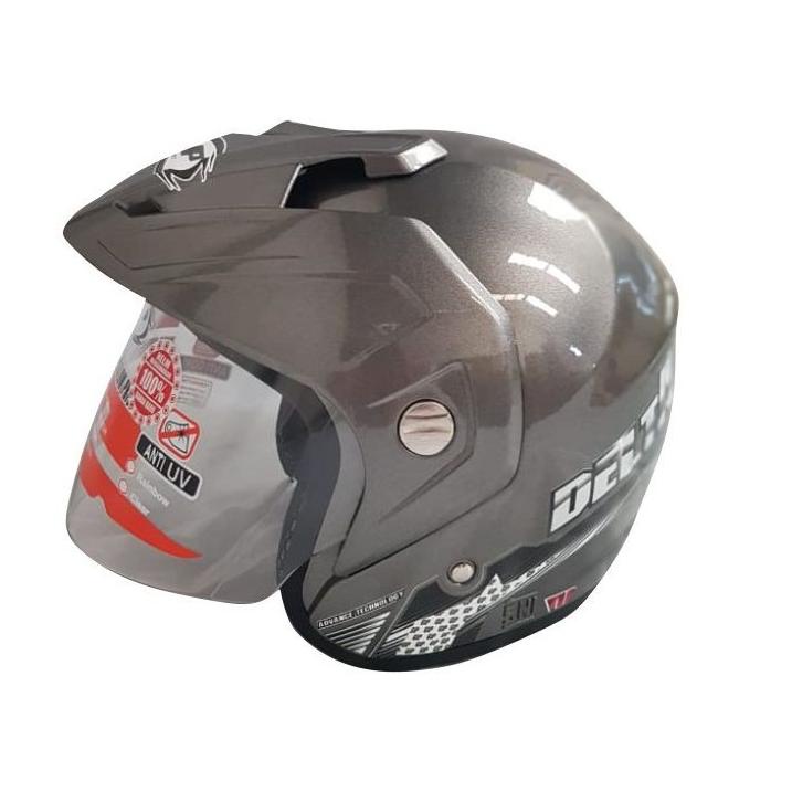 Promo - GP Delta Gunmet Helm Half Face .,
