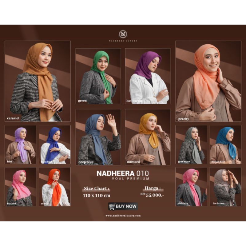 hijab N 010 by nadheera luxury|hijab hits kekinian