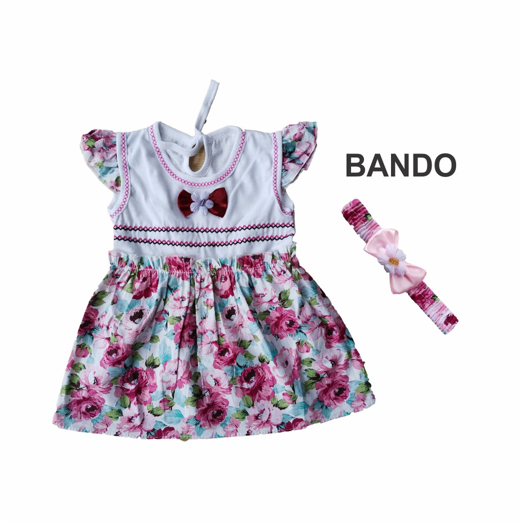 Dress Bayi Plus Bando