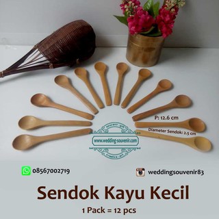 Peralatan Dapur Bestseller Sendok Kayu  Kecil Dapur 