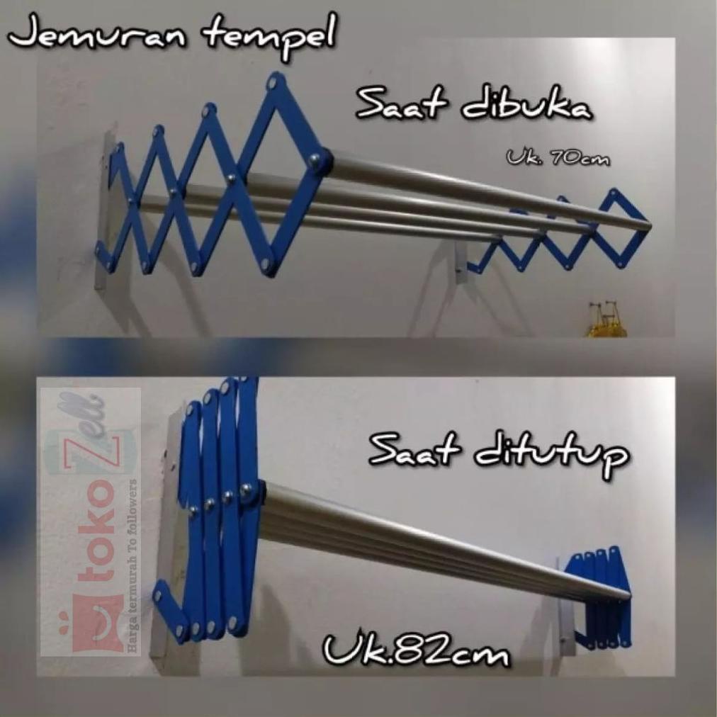 JEMURAN LIPAT DINDING / GANTUNGAN BAJU TEMPEL DINDING/ JEMURAN LIPAT/ GANTUNGAN LIPAT/ JEMURAN LIPAT
