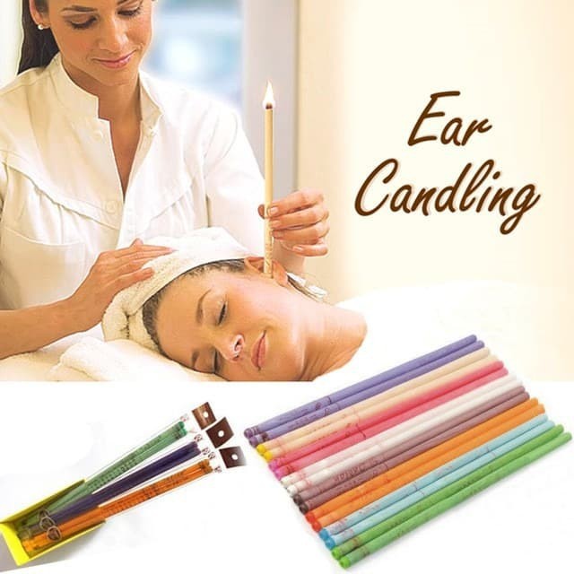 Ear Candle Lilin Pembersih Telinga Kuping Terapi - Ear Cleaner Theraphy Aromaterapi Indian