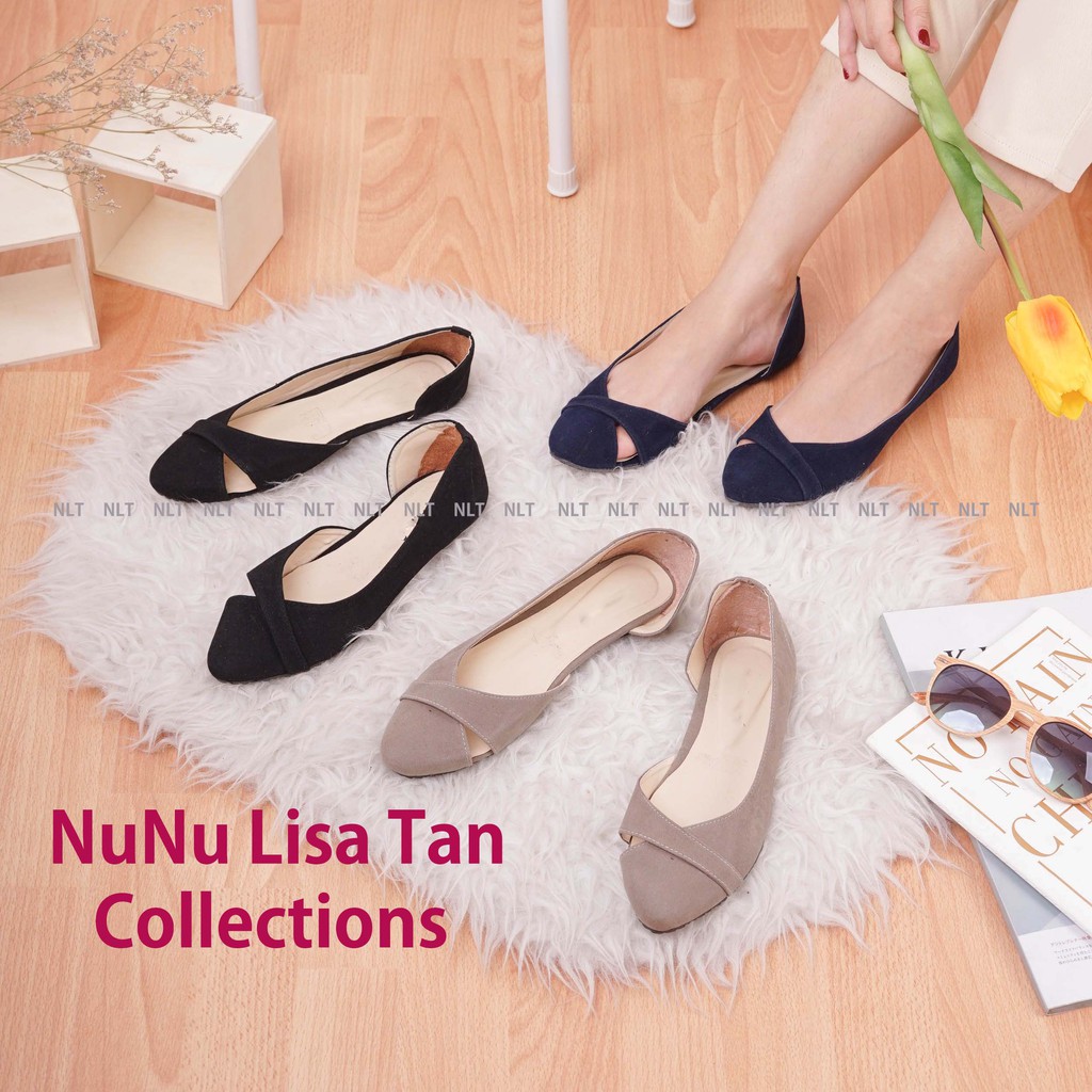 NunuLisaTan - Terbaru Flat Shoes Lucu Casual Korea Balet