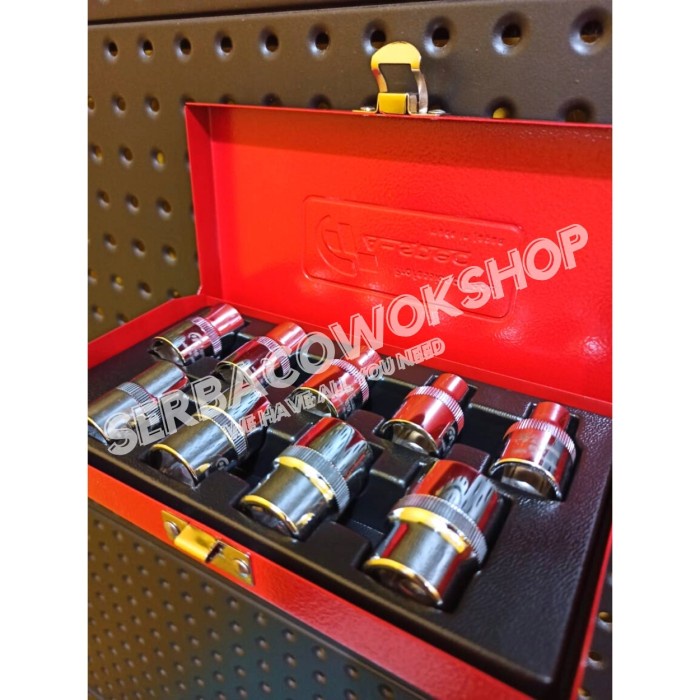 A-Spec Star Socket Set 1/2&quot; 9 Pcs E10 - E24 Mata SOck Bintang Termurah