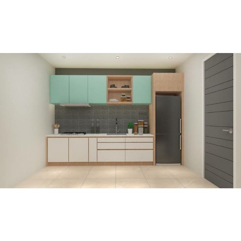 kitchen set minimalis hpl
