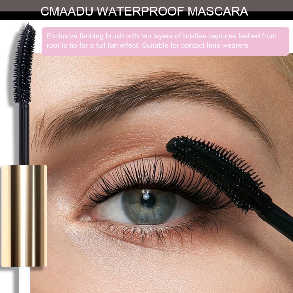 CMAADU MASCARA &amp; LASH ENHANCING SERUM 2IN1 Maskara Waterproof