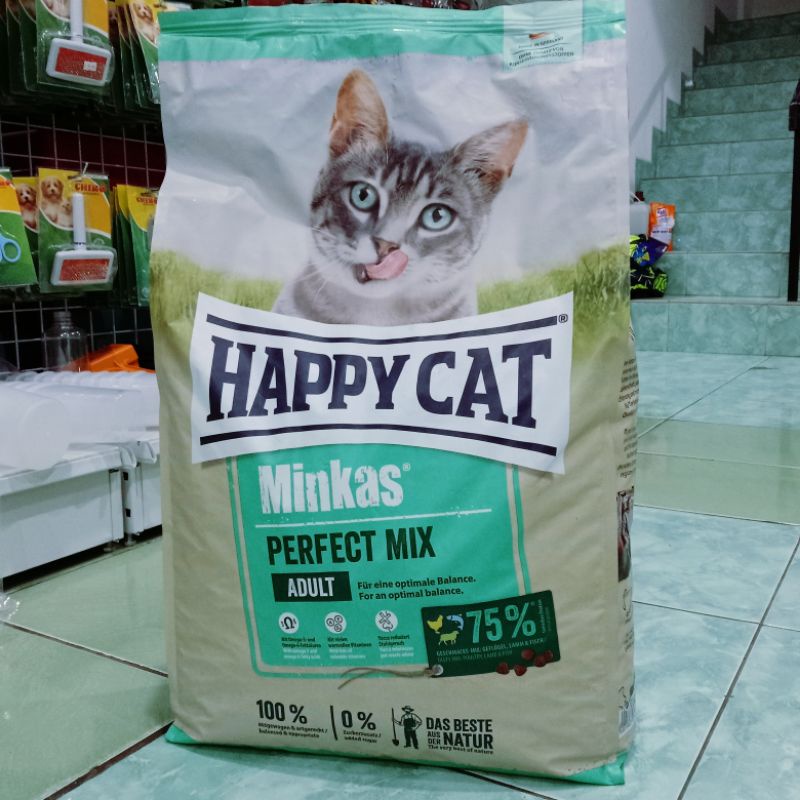 EXSPEDISI Happy Cat Minkas Mix 10kg / makanan kucing happy cat Mix