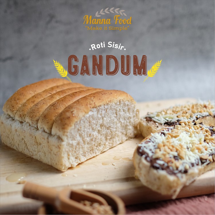 Roti sisir Polos Rasa Original/Gandum/Pandan-Gandum