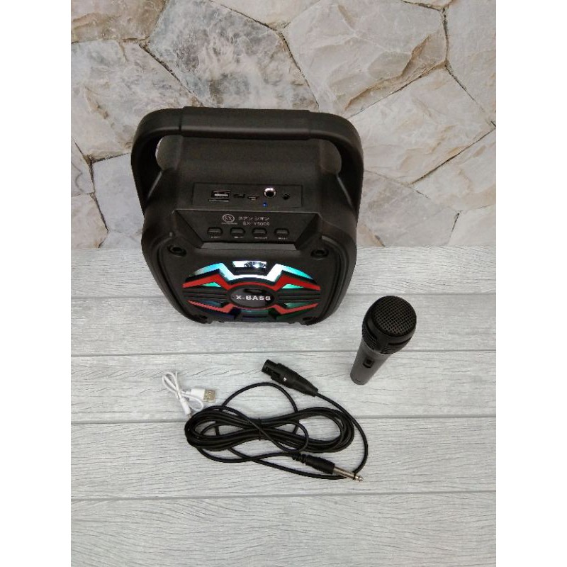 speaker Bluetooth karaoke sx-5006 bonus mic dan suara super bass//speaker karaokean sx-5006 termurah