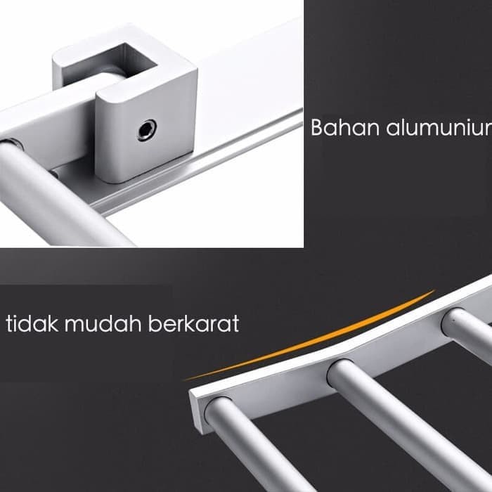 Gantungan Handuk Dinding  Aluminium