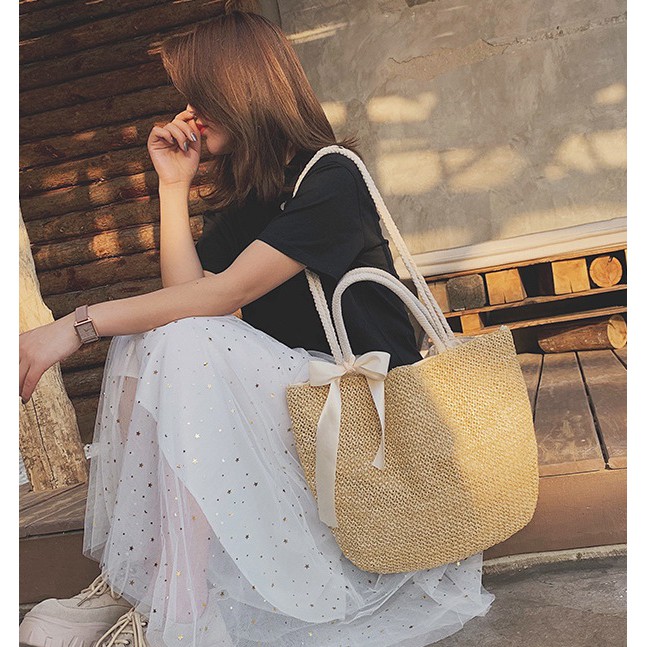 TW205 Tas Wanita Shoulder Bag Rajut Fashion Trendy Import Free Pita