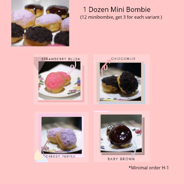 

Hampers murah Mini bombie donut bomboloni