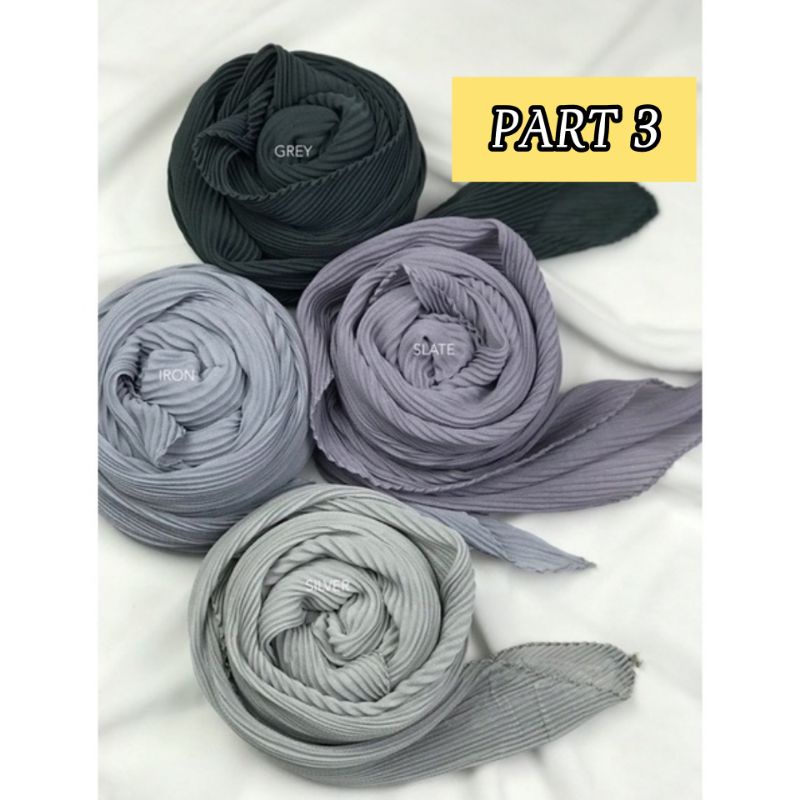 HIJAB SQUARE PLISKET - Hijab Segi Empat Plisket