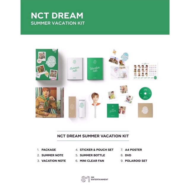 NCT DREAM SUMMER VACATION KIT