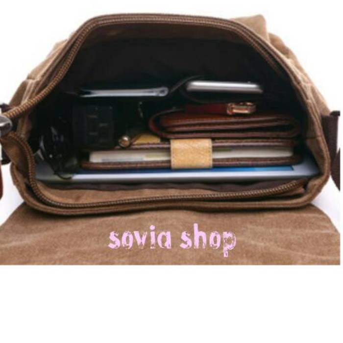 Tas selempang kanvas/tas selempang kain/tas selempang jumbo