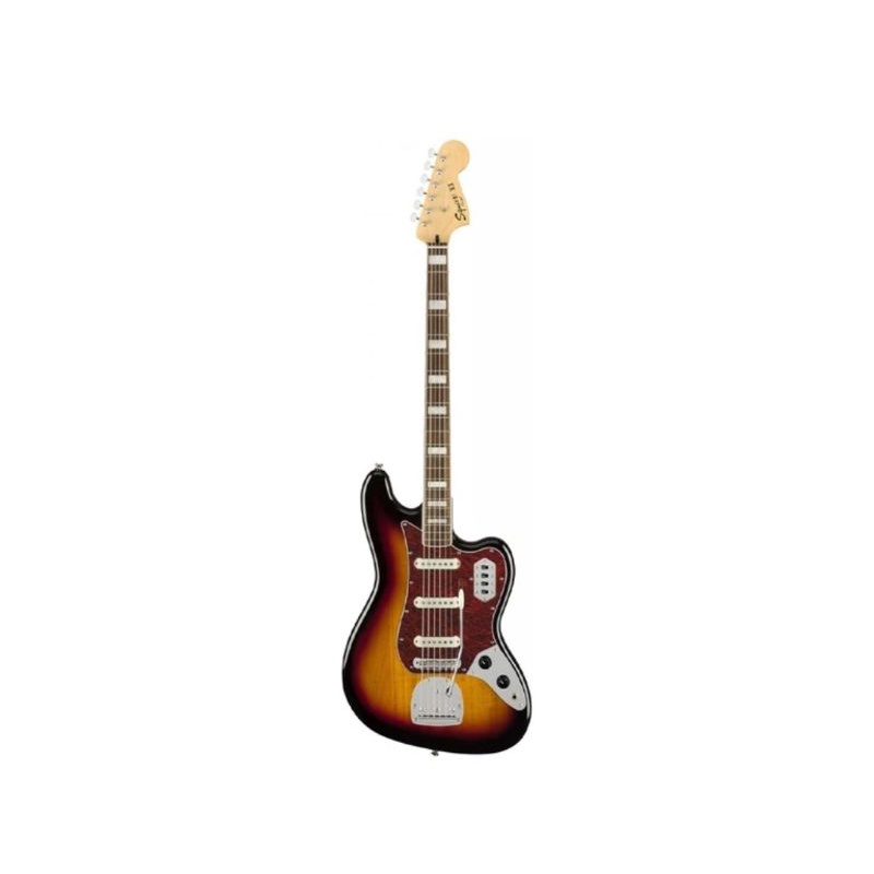 Squier Vintage Modified Bass VI Guitar Laurel FB 3-Tone Sunburst