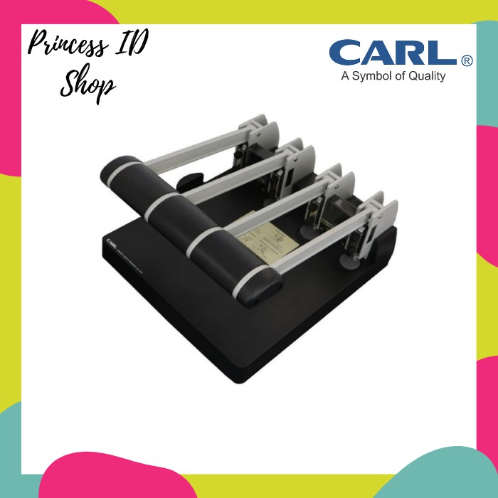 PEMBOLONG KERTAS 4 HOLE HEAVY DUTY PUNCH CARL 124N