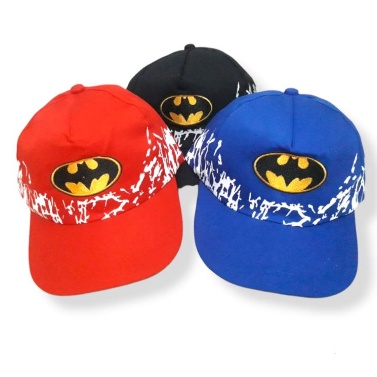 Topi Anak Baseball Model Batman Laki Laki Usia 3 - 7 Tahun KEREN