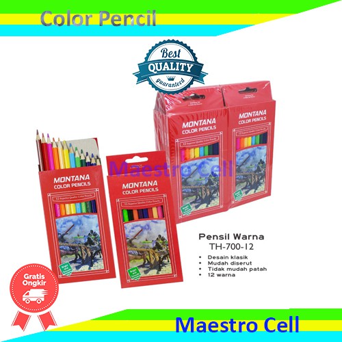 Pensil Warna Panjang - Color Pencil - Crayon Kayu - Krayon Warna - Pewarna Gambar