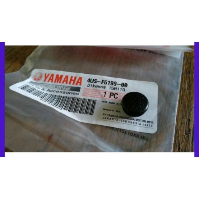 PLUG BLIND KARET TUTUP BOX LUBANG BAGASI NMAX NEW NMAX AEROX 155 ASLI ORIGINAL YAMAHA 4US F6199 00