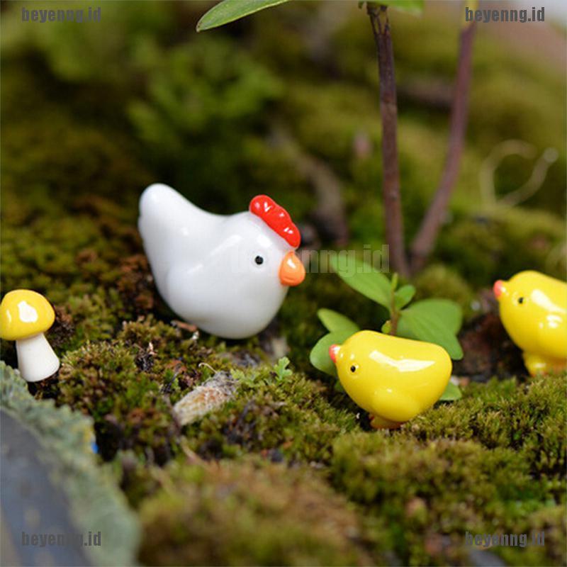 Bey Miniatur Ayam Bahan Resin Untuk Dekorasi Taman Minifairy Gardenrumah