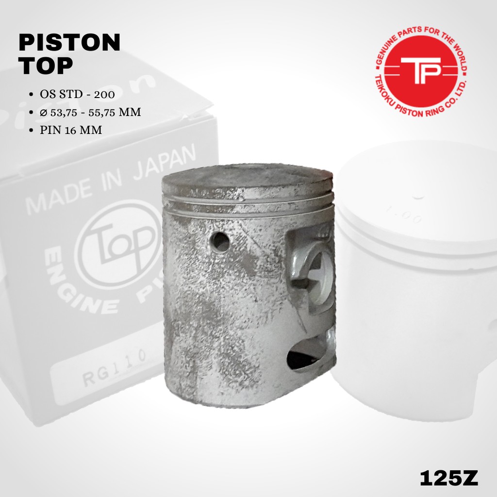 Seher Piston TOP 125Z pin 16 0s std - 200
