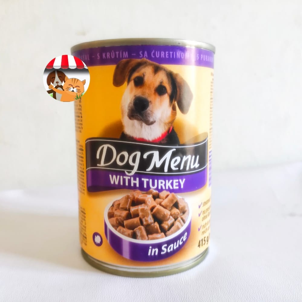 Dog Menue Menu Makanan Anjing Kaleng Basah Wet Food All Variant 415gr