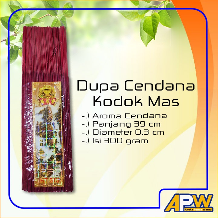 Hio Dupa Merah Cendana Kodok Mas