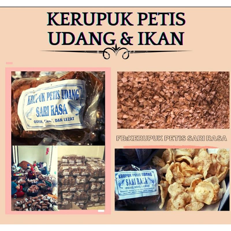 

Ready Stok.. Frees, tangan pertama krupuk petis udang dan krupuk petis ikan khas kendal