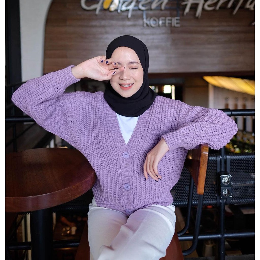 VOGUE CARDIGAN - by @classyouterwear-Vogue Lilac