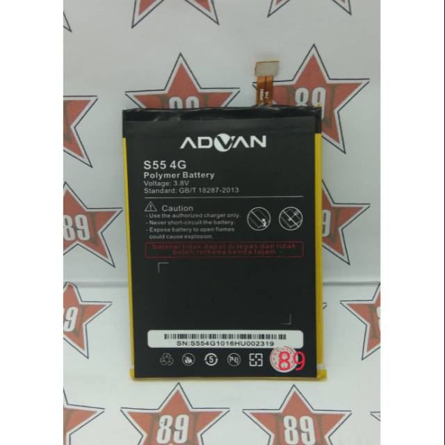 Battery batre Advan S55 4G soket