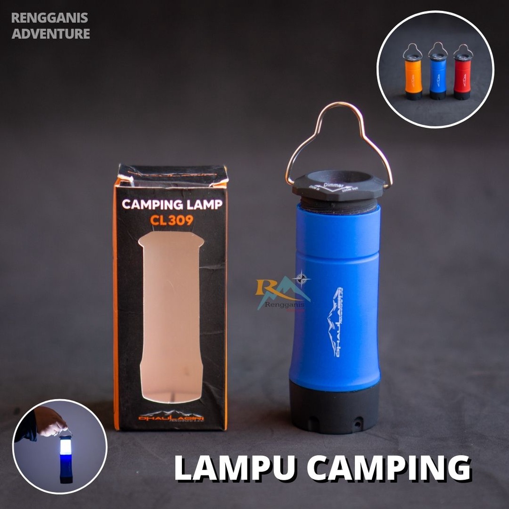 Lampu Camping Light DHAULAGIRI 309 Lentera Kemah Senter Camping Lamp Emergency