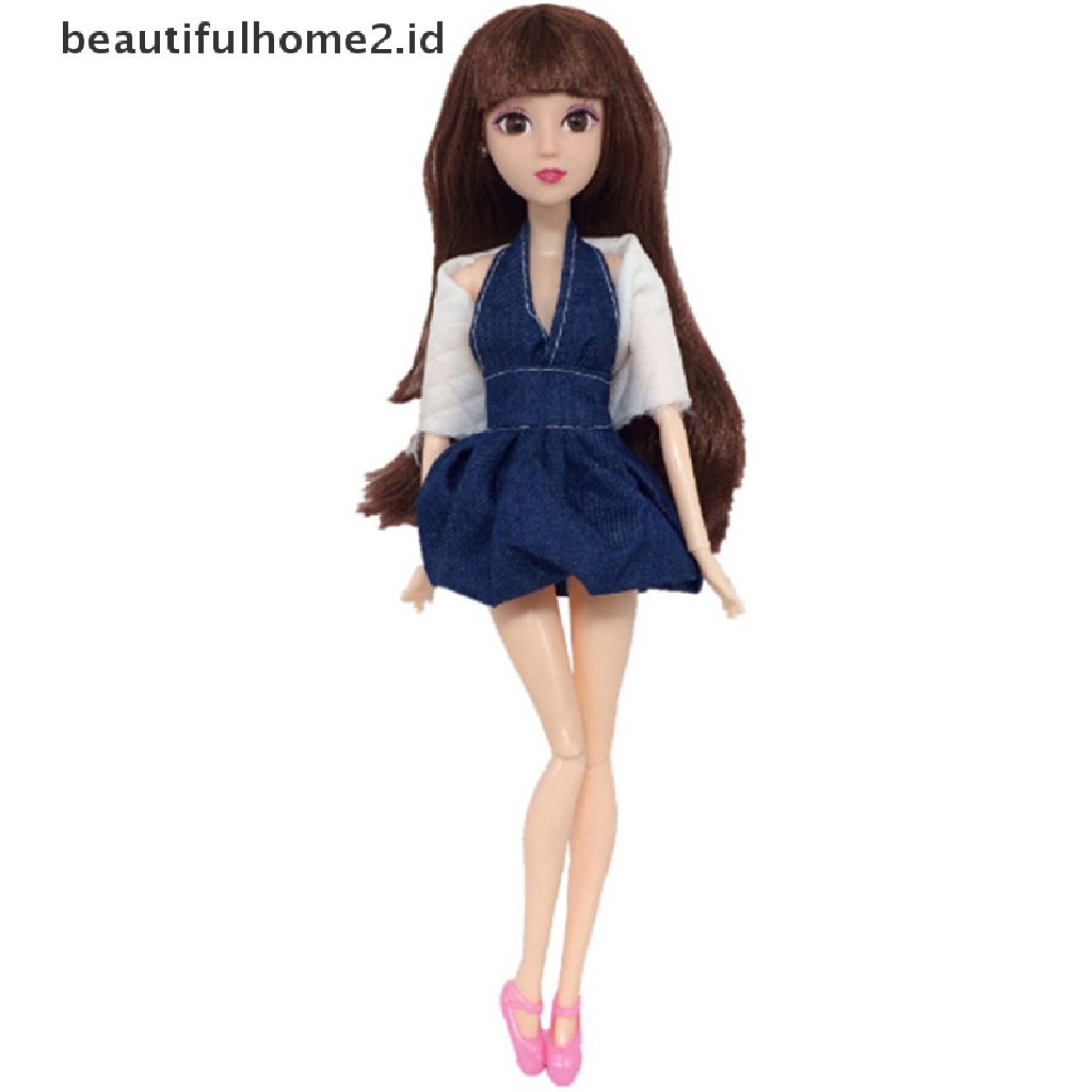 (Beautifulhome2.Id) Dress Pesta Mini Casual Handmade Untuk Boneka Barbie