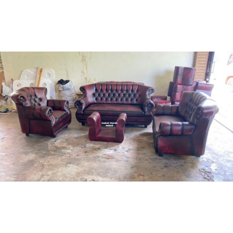 (PROMO) Sofa Jaguar Brazil Jumbo Set 3 2 1 / Sofa Jaguar Mewah (Gratis Ongkir Surabaya)