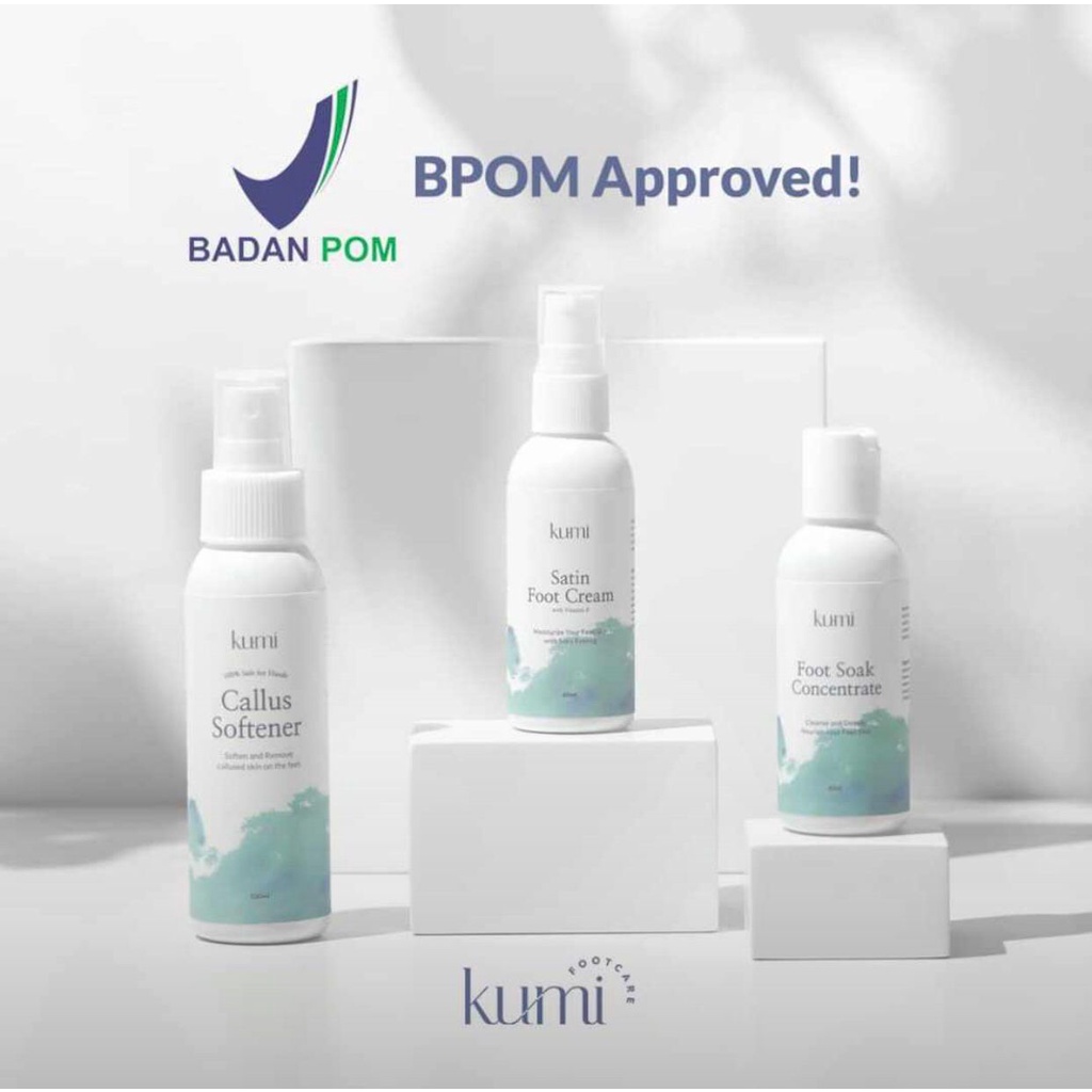 KUMI CALLUS REMOVER SOFTENER [BPOM] / FOOTCARE / PEDICURE CALLUS TREATMENT / FOOTCARE PILIH DI VARIA
