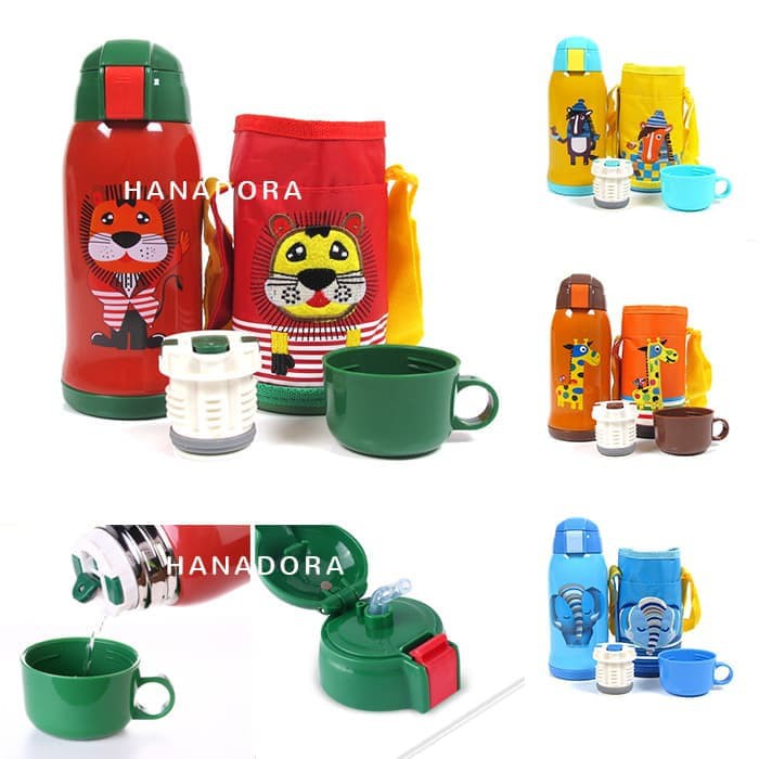 NB 2in1 Vacuum Bottle with Bags 650ml - Rooster