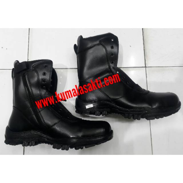 Sepatu PDL Jatah TNI Kulit Polos Produksi Baru|Sepatu PDH PDL Satpam Security|Topi Satpam|KaosSatpam