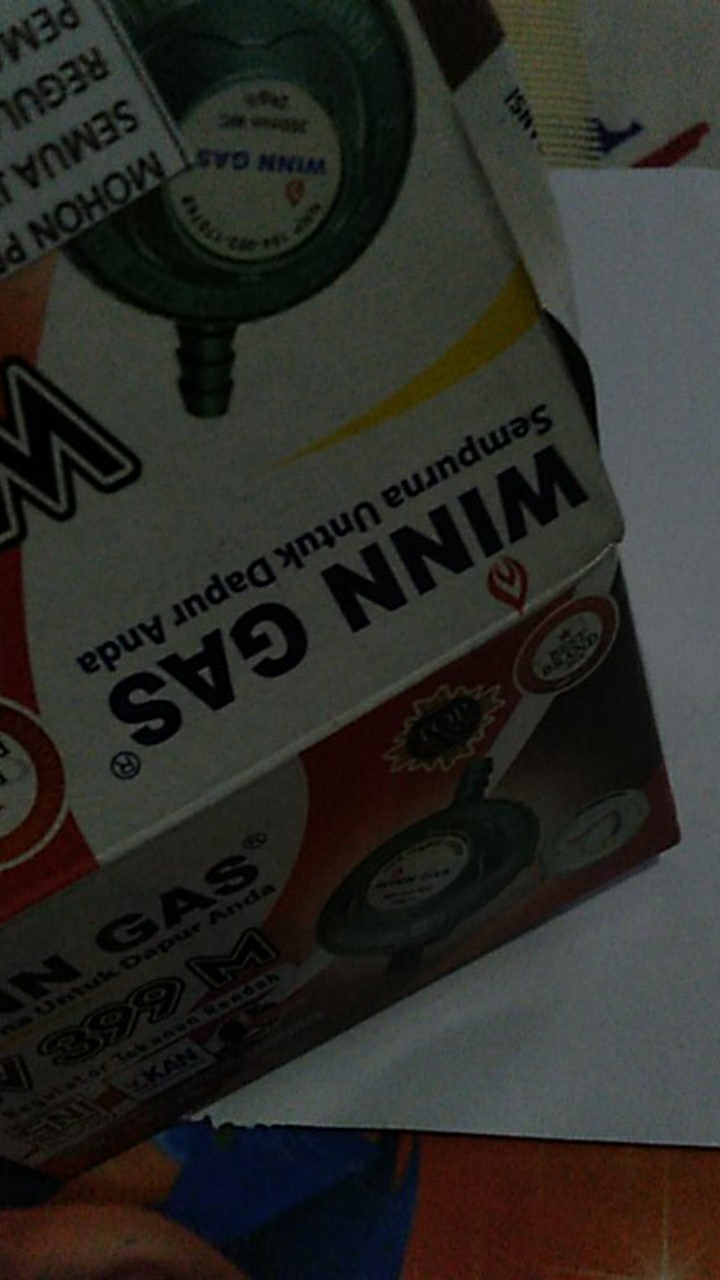 Regulator Gas Winn Gas W-399m Meter / Regulator Gas Kompor Gas Elpiji Lpg