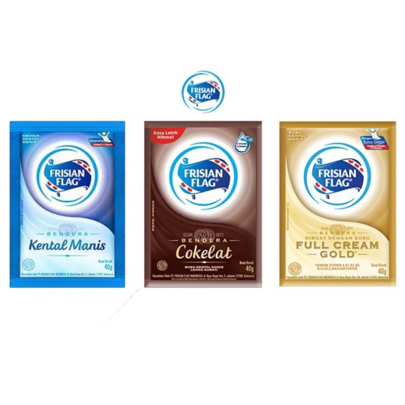 

SUSU FRISIAN FLAG BENDERA KENTAL MANIS SASHET COKLAT BIRU GOLD 6pcs