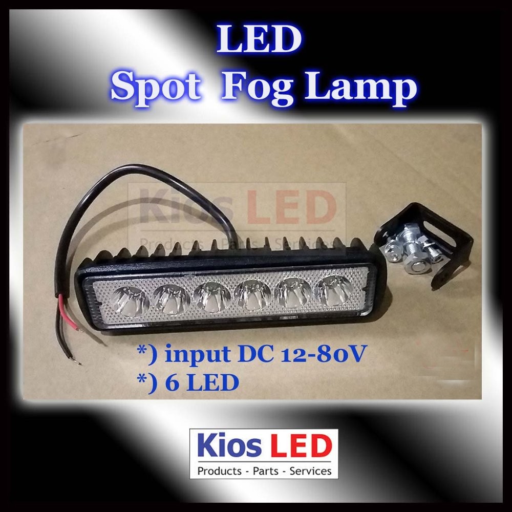 Lampu LED Sorot Tembak Foglamp Motor Mobil Panjang