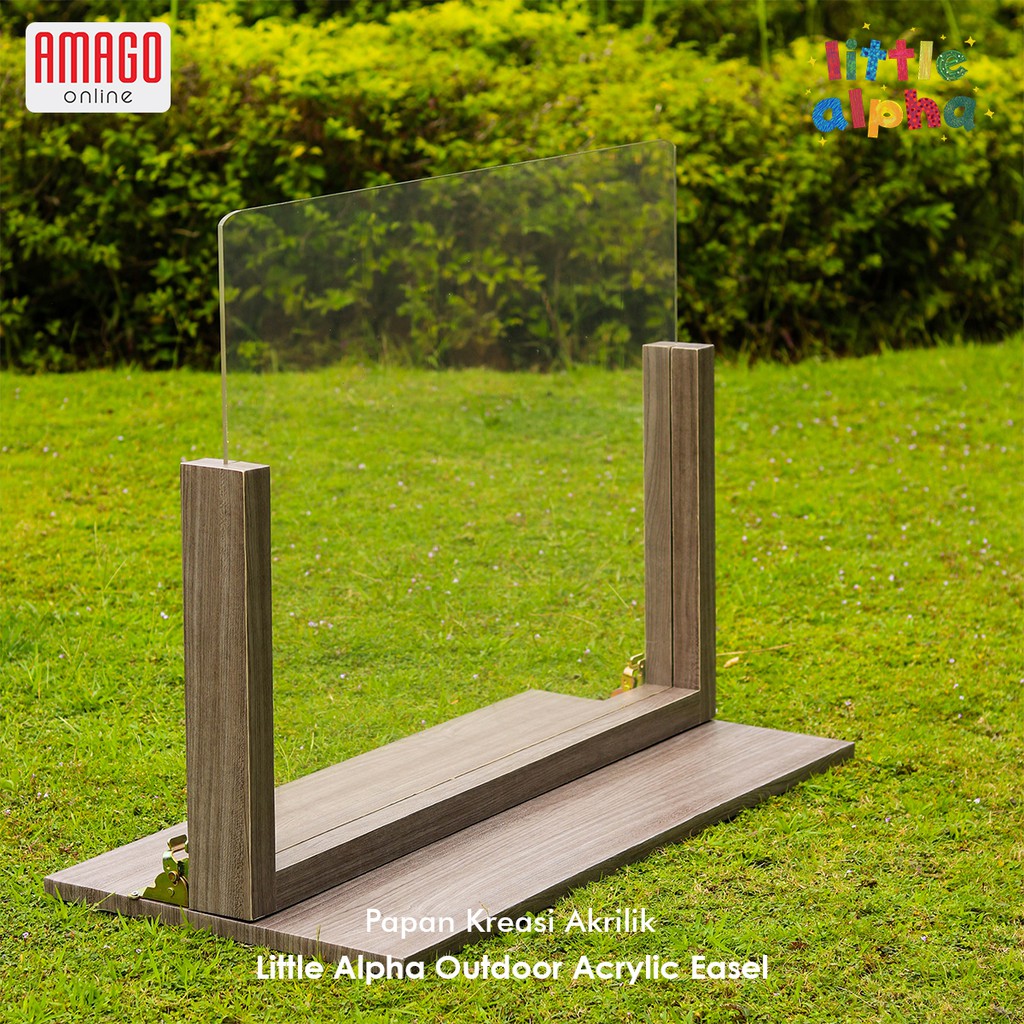 PAPAN KREASI AKRILIK - LITTLE ALPHA OUTDOOR ACRYLIC EASEL - LA02PW