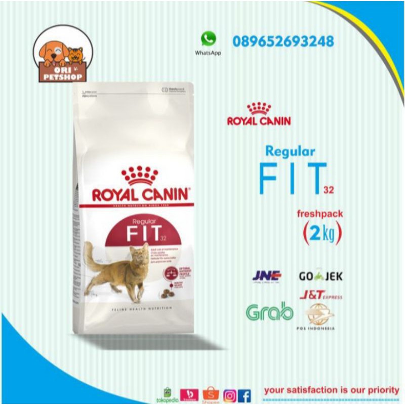 royal canin fit 32 2 kg - freshpack