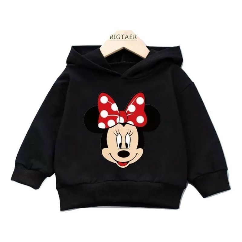 [BC] Hoodie Jaket Sweater Anak Mini Mouse Lucu Kekinian Unisex Cewe Cowok