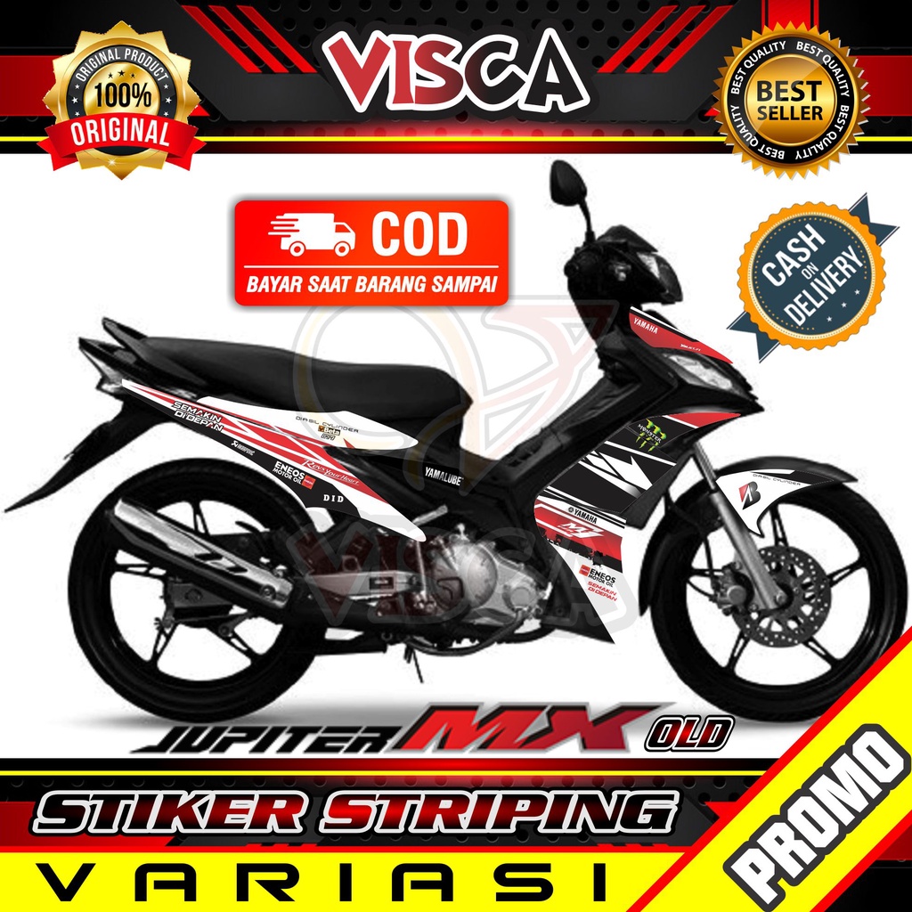 Striping Jupiter Mx Old - Stiker Sticker Striping Variasi Lis Yamaha Jupiter Mx Old - Striping Holog