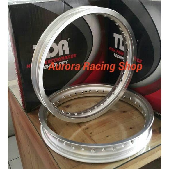 Velg - Rim TDR W Shape Ring 17 x 185 / 215   warna Silver