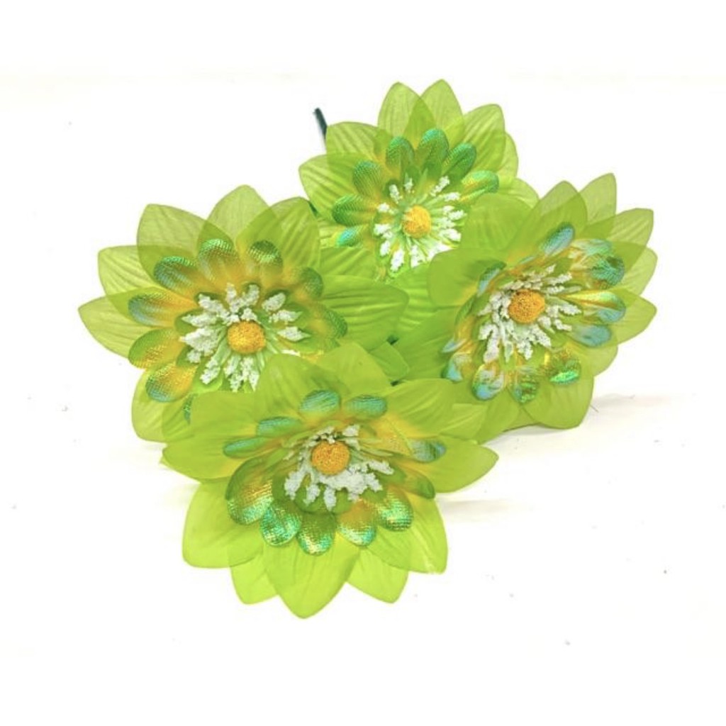 Bunga bintang artificial Bunga Artificial/Bunga Plastik/Bunga Dekorasi/Dekorasi Pernikahan/Pernikahan-Hijau