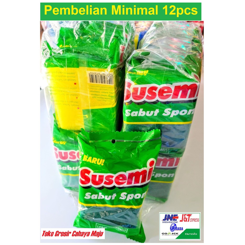 Sabut Sikat Sponge Spon Busa Cuci Piring Panci SUSEMI