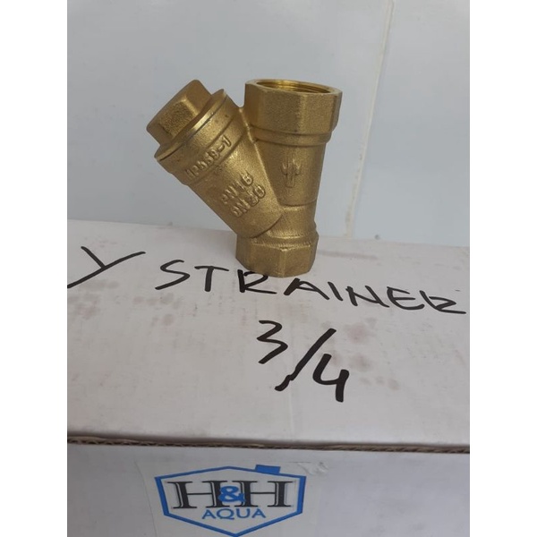 Y STRAINER 3/4 FULL KUNINGAN