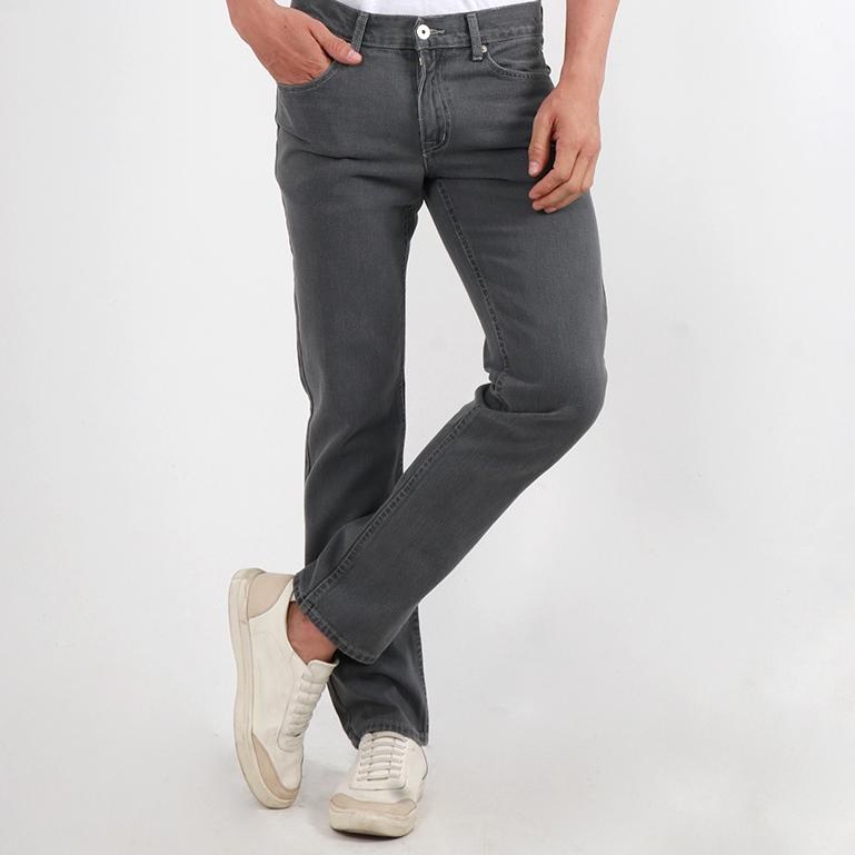 TO.14My22c– NEW LONDON GREY Celana Panjang Jeans Denim Pria - Celana Jeans Bottom Man Long Pants Edw