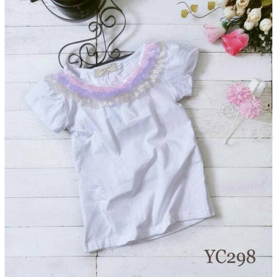 Blouse anak ribbon / baju atasan / baju perempuan Pakaian Anak Perempuan Blouse anak murah
